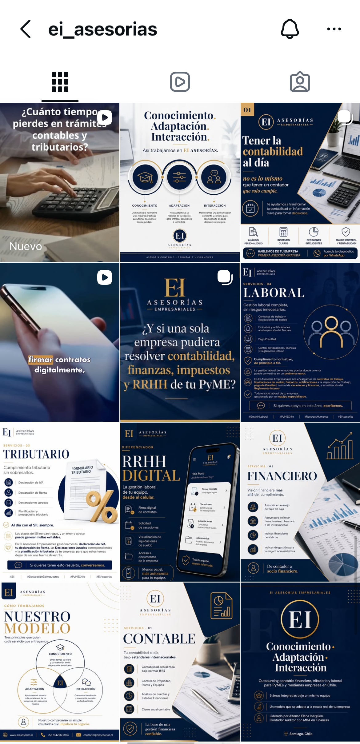 Contenido EI Asesorías Empresariales