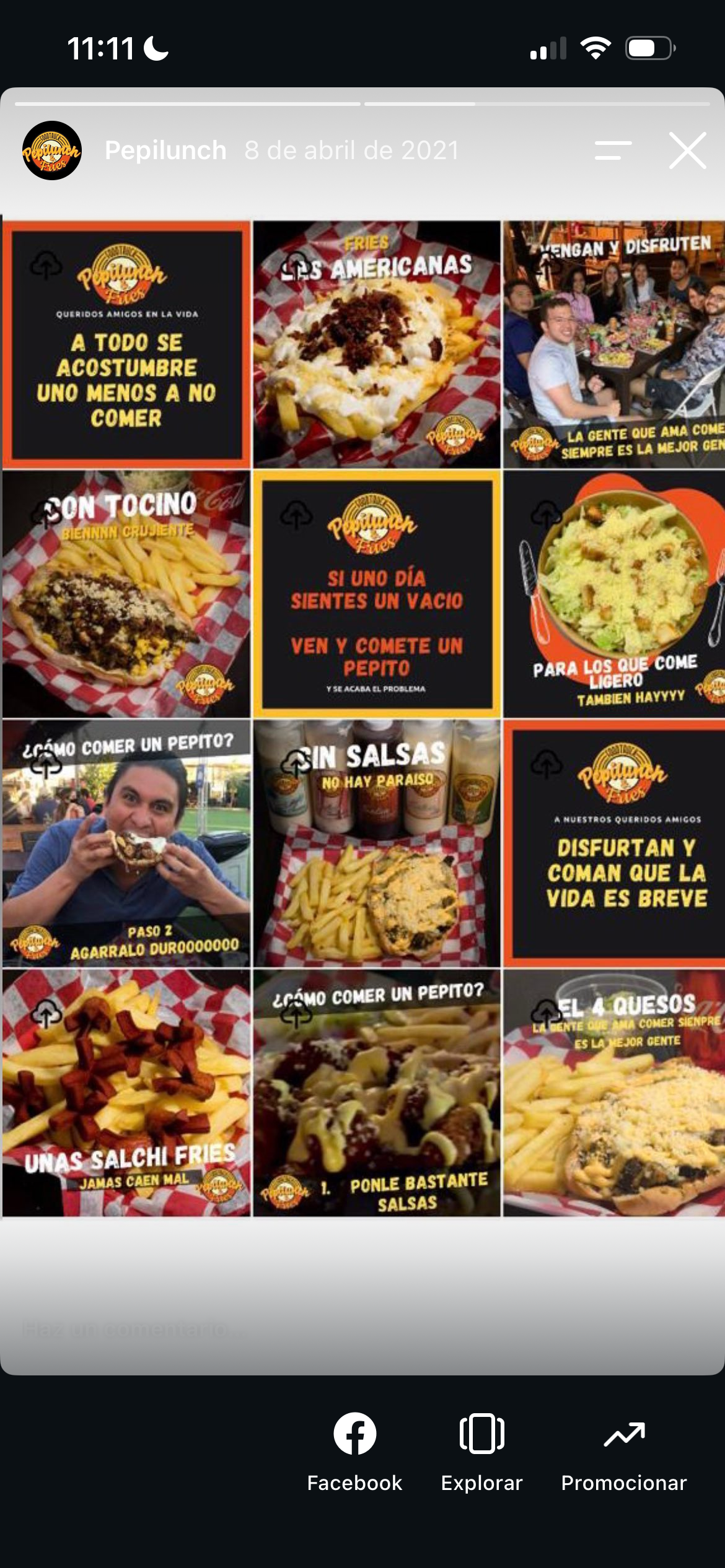 Contenido Pepilunch Fries